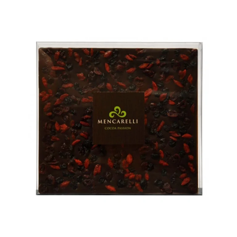 Fondente 60% e frutta disidratata